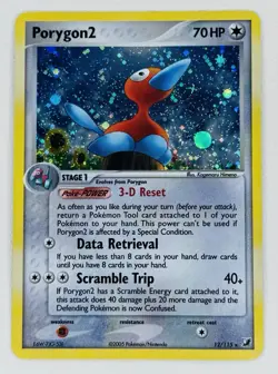 Pokemon TCG Unseen Forces Porygon2 EX 12/115 Holo Rare - Image 1