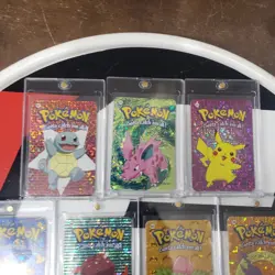 LOT Holo Prism Foil Pokemon Vending Machine Stickers PIKACHU SQUIRTLE GHASTLY 3 - Image 2