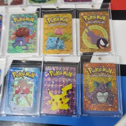 LOT Holo Prism Foil Pokemon Vending Machine Stickers PIKACHU SQUIRTLE GHASTLY 3 - Image 5