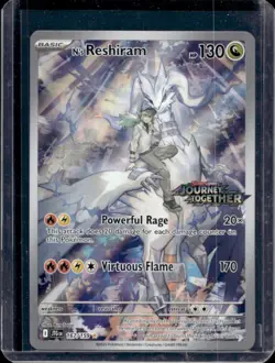 2025 Pokemon Journey Together N's Reshiram Promo Cards #167/159 - Image 1