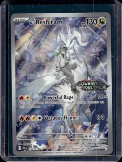 2025 Pokemon Journey Together N's Reshiram Promo Cards #167/159 - Image 1