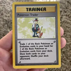 Pokemon TCG - Pokemon Trader - 77/102 - Rare - Base Set Unlimited [Light Play] - Image 1
