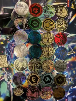 Pokemon TCG Coin Lot And Gold Jigglypuff - Image 1