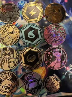 Pokemon TCG Coin Lot And Gold Jigglypuff - Image 2
