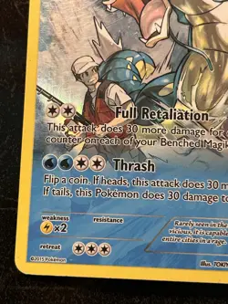2015 Pokemon XY Ancient Origins Gyarados Holo 21/98 HP/DMG - Image 4