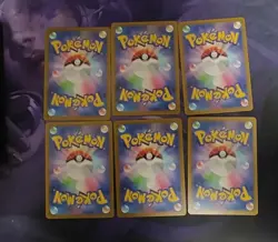 Psyduck AR 199/193 MEGA Dream ex Japanese Pokemon Card Game TCG Lot*6 JM64 - Image 2