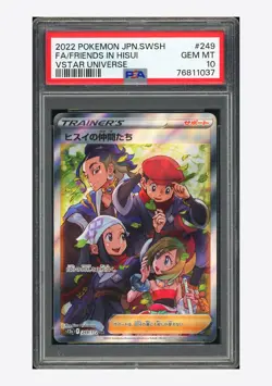 Pokemon PSA 10 Friends in Hisui SR 2022 249/172 S12a Japanese - Image 1