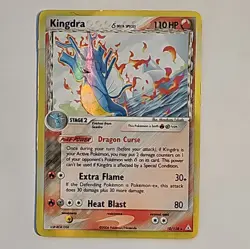 Pokemon TCG Kingdra (Delta Species) 10/110 Holon Phantoms Gold 2006 Holo HP - Image 1