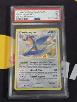 Pokemon Garchomp Supreme Victors Cracked Ice Holo 7 PSA 6 *1 OF 4 POP* L18 - Image 1