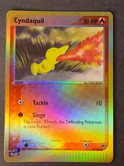 Cyndaquil Expedition Sandstorm Pokemon TCG 59/100 Reverse Holo - Image 1