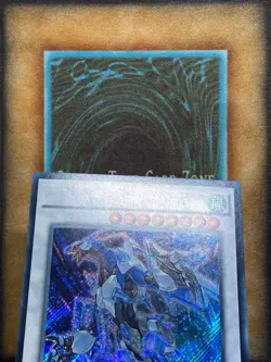 Yugioh Crystal Wing Synchro Dragon SHVI-EN049 MISPRINT ERROR NO NAME SPANISH NM - Image 2