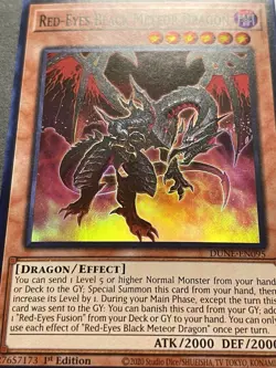 2x Red-Eyes Black Meteor Dragon | DUNE-EN095 | LP | Super Rare | YuGiOh! - Image 2