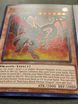 2x Red-Eyes Black Meteor Dragon | DUNE-EN095 | LP | Super Rare | YuGiOh! - Image 3