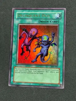 Yugioh Delinquent Duo MRL-039 Ultra Rare Original 2002 'MAGIC' Unlimited MINT - Image 1