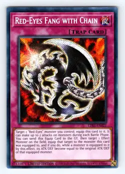 Yugioh Red-Eyes Fang with Chain LDS1-EN021 Secret Rare - NM 💎 - Image 1