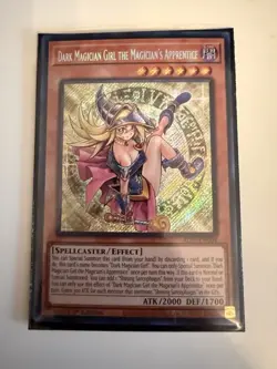 YuGiOh! Dark Magician Girl The Magician's Apprentice ALIN-EN004 Secret Rare NM - Image 1
