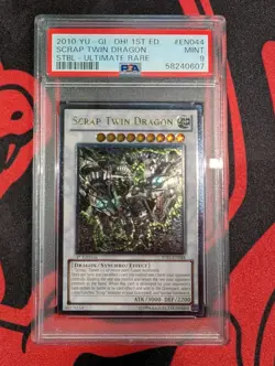 Scrap Twin Dragon (EN044) 2010 Yu-gi-oh! 1st Edition - PSA 9 MINT - Image 1