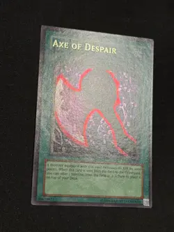 Yugioh Axe of Dispair MRL-002 Ultra Rare Original 2002 'MAGIC' Unlimited NM+ - Image 2
