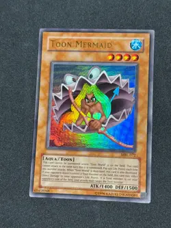 Yugioh Toon Mermaid MRL-072 Ultra Rare Original 2002 Unlimited NM+ - Image 1