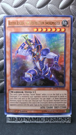 | Yugioh Buster Blader, the Destruction Swordmaster MP16-EN189 Ultra Rare PL | - Image 1