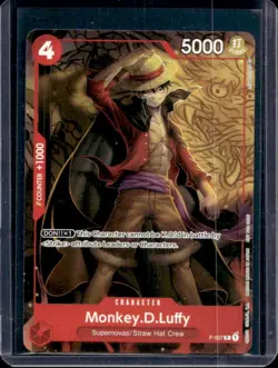 2024 One Piece Tournament Promo Pack Monkey D Luffy #P-007 - Image 1