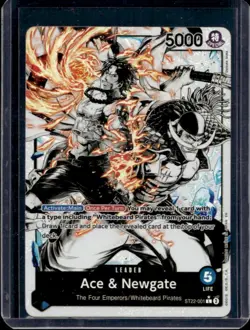2025 One Piece Starter Deck Ace & Newgate Leader #ST22-001 - Image 1