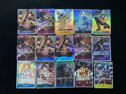 2025 One Piece S-Chinese Dracule Mihawk Gedatsu Kuzan OP01-094 SR Lot*15 OC83 - Image 1