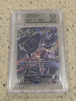 One Piece Sabo OP07-118 Special Alt Art SP Carrying On His Will BGS 9.5 Gem Mint - Image 1