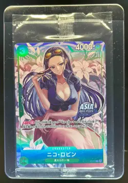 2025 One Piece Mini Tin Japanese Nico Robin Asia Region Promo #P-111 - Image 1