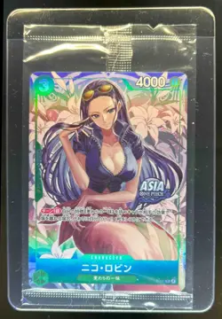 2025 One Piece Mini Tin Japanese Nico Robin Asia Region Promo #P-111 - Image 1