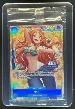 2025 One Piece Mini Tin Japanese Nami Asia Region Promo #P-112 - Image 1