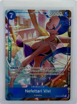 Nefeltari Vivi SR Alternate Art EB04-025 OP14 One Piece The Azure Sea's Seven - Image 1