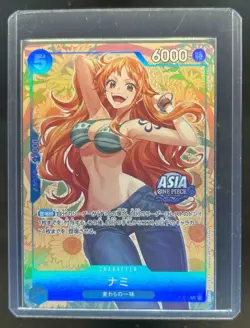 2025 One Piece Mini Tin Japanese Nami Asia Region Promo #P-112 - Image 1