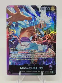 One Piece Monkey D Luffy OP09-061 Starter Deck 26: Purple/Black Foil - Image 1