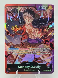 One Piece CCG Monkey.D.Luffy ST10-002 Leader English - Image 1