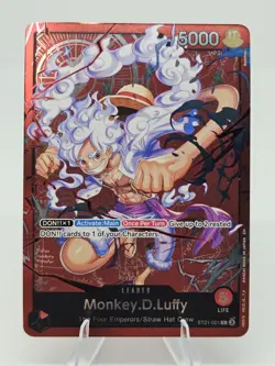 One Piece Monkey D Luffy ST21-001 Leader Starter Deck Mint NM Condition - Image 1