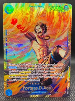 Portgas.D.Ace Alt Art OP13-119 SEC Carrying on His Will One Piece ENGLISH - Image 1