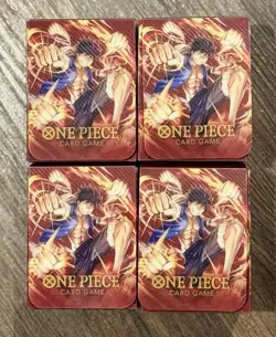 ONE PIECE Lot Of 4 Deck Box The Three Brothers Monkey D. Luffy W/ Divider - Image 1