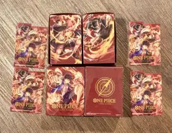 ONE PIECE Lot Of 4 Deck Box The Three Brothers Monkey D. Luffy W/ Divider - Image 3