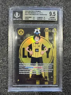 BVB x One Piece Match Day 2025 Promos #003 Monkey D Luffy BGS 9.5 - Image 1