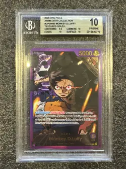 2025 ONE PIECE EB02-ANIME 25TH COLLECTION SPECIAL #060 MONKEY D. LUFFY BGS 10 - Image 1