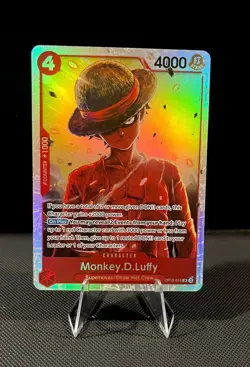 Monkey.D.Luffy OP12-015 - One Piece CCG - Legacy Of The Master Super Rare Holo - Image 1