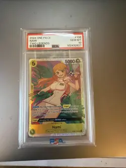 2024 ONE PIECE OP08-TWO LEGENDS #106 NAMI PSA 10 - Image 1