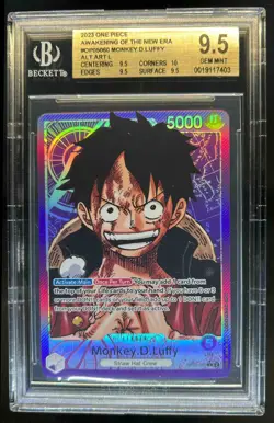 2023 One Piece Awakening of New Era English Monkey.D.Luffy #OP05-060 BGS 9.5 - Image 1