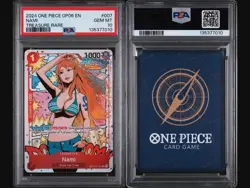 2024 One Piece Nami ST01-007 Treasure Rare OP06 PSA 10 - Image 3