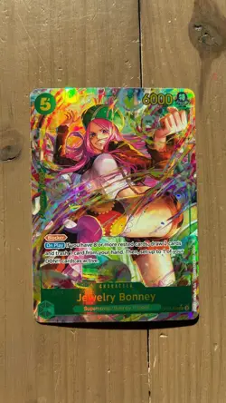 Jewelry Bonney (118) One Piece Legacy of Master Alternate Art OP12-118 Parallel - Image 1