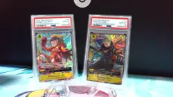 One Piece Illustration Box Volume 3 Luffy and Zoro PSA 10 lot - Image 1