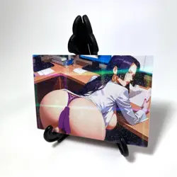 One Piece Boa Hancock Sexy Lewd Anime Waifu Girl Doujin Goddess Story Art Card - Image 2