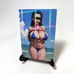 One Piece Nico Robin Sexy Bikini Anime Waifu Girl Lewd Goddess Story Art Card - Image 2