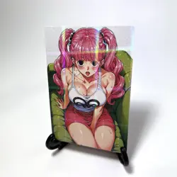 One Piece Perona Sexy Hot Anime Waifu Girl Doujin Lewd Goddess Story Art Card - Image 2